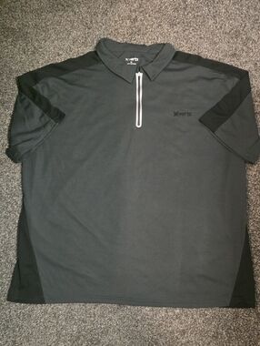 Vertx Men's Black Short-Sleeve Zip Polo